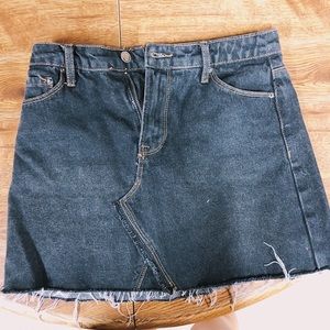 GREY DENIM SKIRT ❤️